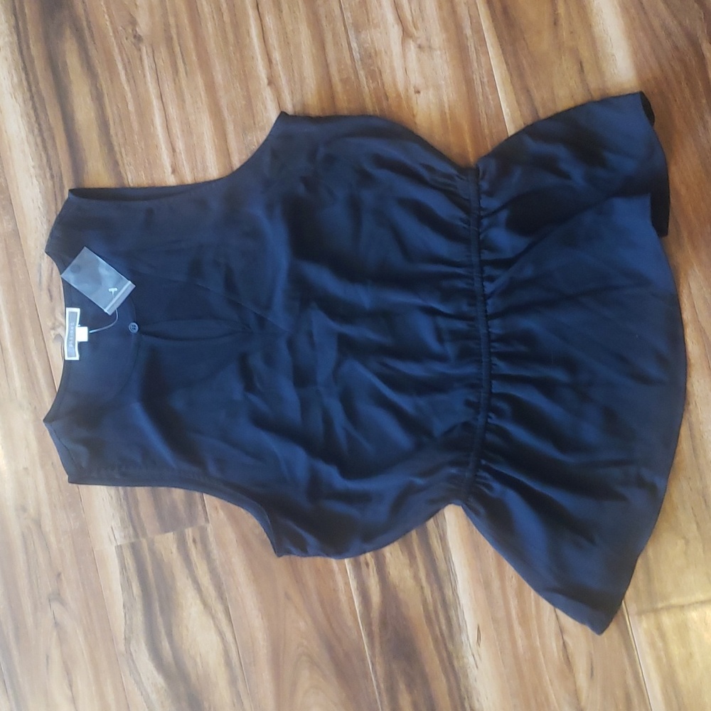 Pleione NWOT black top, size small